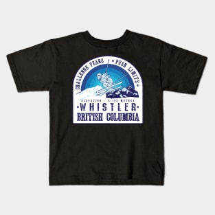 Ski Whistler British Columbia Kids T-Shirt